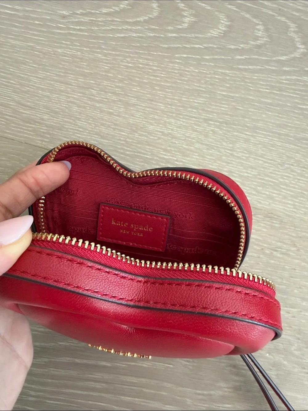 kate Spade Red Heart Wallet - Pitter Patter Heart Coin Purse